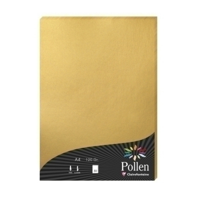 PAPEL CLAIREFONTAINE POLLEN A4 50h DORAD