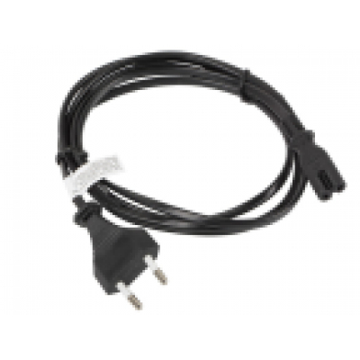 CABLE LANBERG DE ALIMENTACION OCHO CEE 7/16 A IEC320 C7 EURO (RADIO) NEGRO 1.8 M