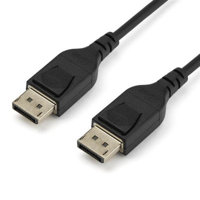 Cable DisplayPort 1.4 de 1m - Certificado VESA - 8K 60Hz - HBR3 - HDR - Super HD - Cable Delgado de Monitor DP a Conector DP - UltraHD 4K 120Hz - Cable Delgado de Vídeo DP 1.4