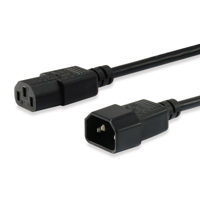 112100 cable de transmisión Negro 1,8 m C14 acoplador C13 acoplador
