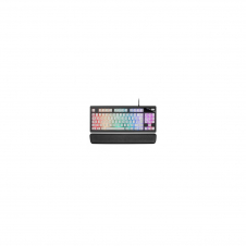 Teclado mars gaming usb tecnologia h-mech Español reposamuñecas gel negro blanco MKAXWES
