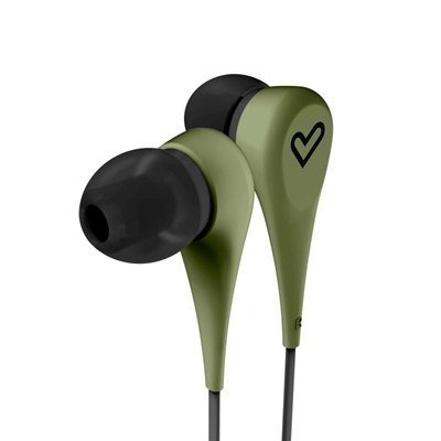 Auriculares micro energy sistem style 1 verde in - ear - cable plano