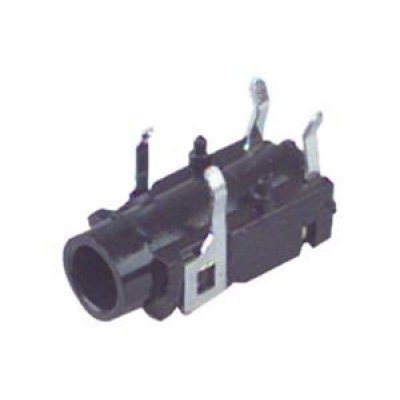 Conector Base JACK 3,5mm Hembra Stereo Cto. Impreso