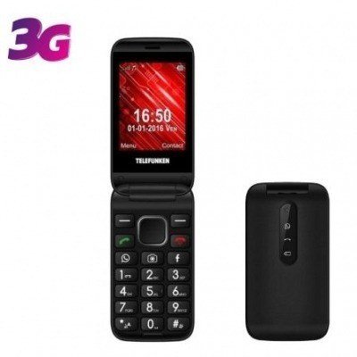Teléfono Móvil Telefunken TM 360 Cosi para Personas Mayores/ Negro
