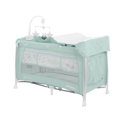 Cuna de viaje 2 niveles Dessine Moi Verde