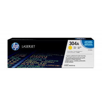 Cartucho de tóner original LaserJet 304A amarillo
