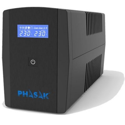 SAI/UPS 1260VA PHASAK SIRIUS PH 7312 SURGE PROTECTION