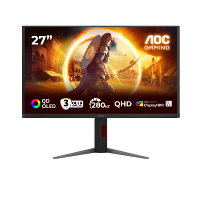 G4 Q27G4ZD pantalla para PC 68,6 cm (27) 2560 x 1440 Pixeles Quad HD QD-OLED Negro, Rojo