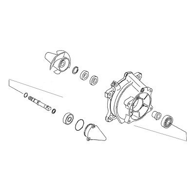 WSM Kawasaki 1100 Ultra 130 Turbine repair kit 003-606