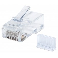 790604 PLUG RJ45 CAT 6 UTP SOLIDO 90 PZS