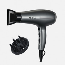 Secador Dc Yaqui Gris/plata 2200w 2vel.3temp.sist.ionico Concentrador.+difusor,funcion Frio,filtro Extraible 28x27,5x9cm
