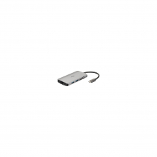 HUB D-LINK USB-TIPO C 8 EN 1 3XUSB 3.0 1XUSB TIPO-C 1XUSB TIPO-C CARGA 1XHDMI 1XRJ45 LECTOR TARJETAS SD MICROSD DUB-M810