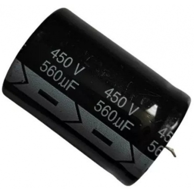 Condensador Electrolítico 2PIN 560uF 450Vdc 85ºC Nichicon