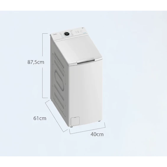 Lavadora Midea MF100T70BA10/W-ES, 7 kg, 1200 rpm, clase A-10%, blanco - imagen 3