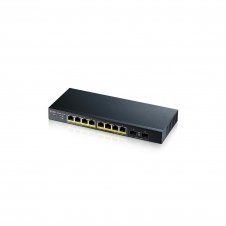 Zyxel GS1900-10HP Gestionado L2 Gigabit Ethernet (10/100/1000) Energ?a sobre Ethernet (PoE) Negro