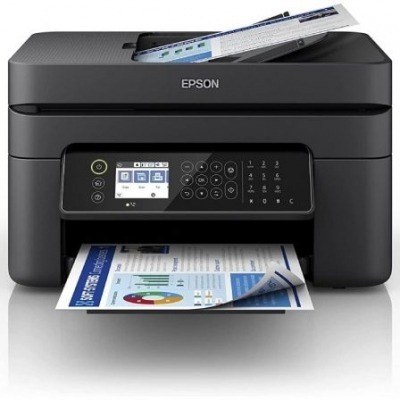 Multifunción Epson Workforce WF-2870DWF/ WiFi/ Fax/ Dúplex/ Negra