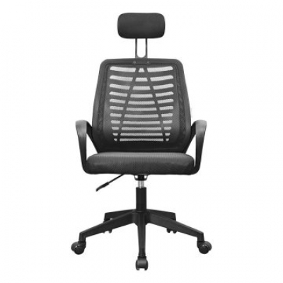 SILLA ERGONOMICA MARS GAMING MGCERGOBBK NEGRO RESPALDO EN MALLA TRANSPIRABLE REPOSACABEZAS AJUSTABLE