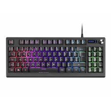 Teclado Mars Gaming usb retroiluminado led rgb Portugues Negro MKREVOPT
