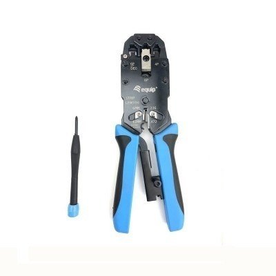 CRIMPADORA PROFESIONAL RJ11-RJ12-RJ45 EQUIP 129409