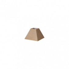 Pantalla Piramide Divos E27 Marron 15dx8dx11h Saco-yute