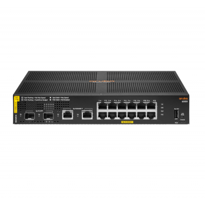 Aruba Networking Aruba 6000 12G Class4 PoE 2G/2SFP 139W Gestionado L3 Gigabit Ethernet (10/100/1000) Energía sobre Ethernet (PoE) 1U