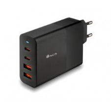 Cargador Pared NGS 2xUSB-C 2xUSB-A 100W Negro (BUD100W)
