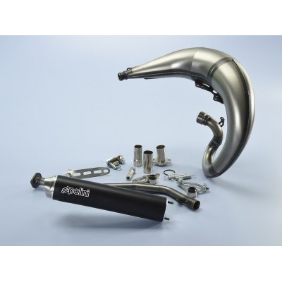 POLINI Race Full Exhaust System - Black Aluminium Sherco 200.0414