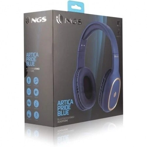 Auriculares Inalámbricos NGS Ártica Pride/ con Micrófono/ Bluetooth/ Azules