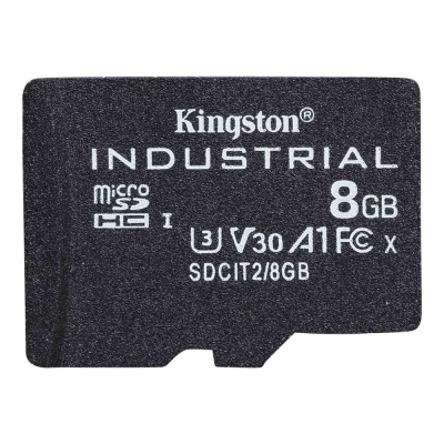 Tarjeta memoria sdhc 8gb kingston industrial uhs - i cl10