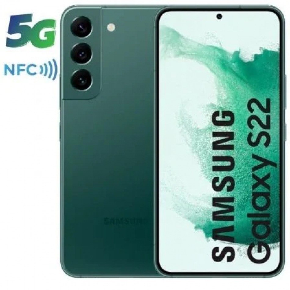 Smartphone Samsung Galaxy S22 8GB/ 128GB/ 6.1/ 5G/ Verde