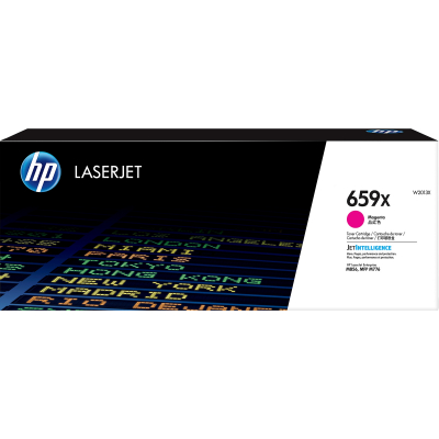 LaserJet Cartucho de tóner Original 659X magenta de alta capacidad