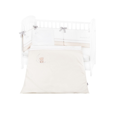 Juego de cama bordado 6 piezas 70/140 Dream Big Beige