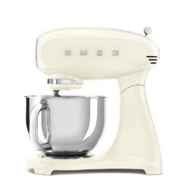 Robot de cocina batidora amasadora Smeg SMF03CREU, 800W, Crema