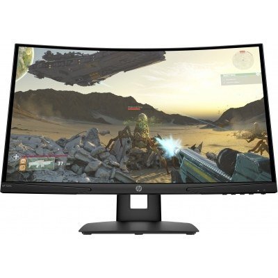 Monitor gaming led hp x24c 23.6pulgadas curvo fhd 4ms - ajuste altura - vesa