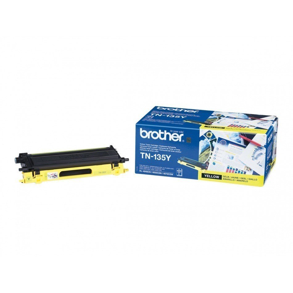 Brother TN135 Amarillo Cartucho de Toner Original - TN135Y