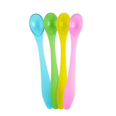 Juego de cucharas PP 4uds Rainbow