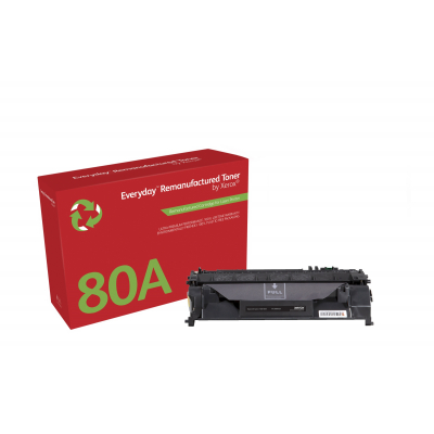 Everyday Tóner Everyday™ Mono remanufacturado de Xerox es compatible con HP 80A (CF280A), Capacidad estándar