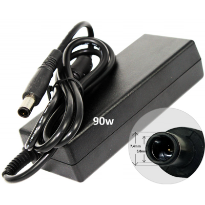 Cargador compatible para portátil HP / Compaq 90W 18.5V 4.9A 7.4 mm x 5.0 mm / 4975