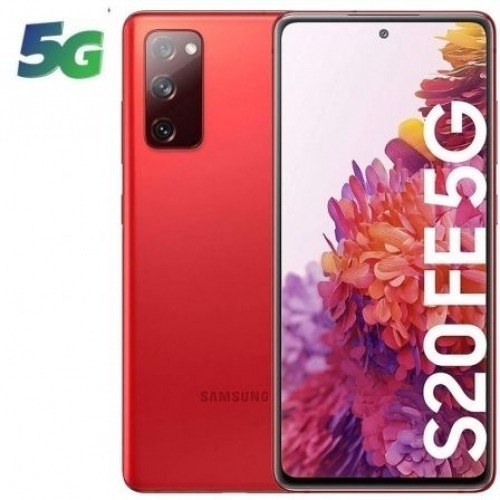 Smartphone Samsung Galaxy S20 FE 6GB/ 128GB/ 6.5/ 5G/ Rojo Nube