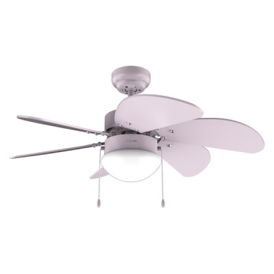 Cecotec EnergySilence Aero 3600 Vision Full Purple Ventilador de Techo con 6 Aspas y Lampara Integrada - 50W - Diametro de 36 - 3 Velocidades - Modo Invierno - Control por Cadena - Color Lavanda