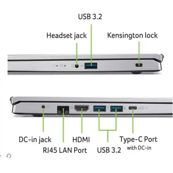 Portátil Acer Aspire Go 15 AG15-42P-R899, Ryzen 5 5625U, 8 GB DDR4, SSD 512 GB, 15,6 pulgadas Full HD, Windows 11 Home - imagen 2