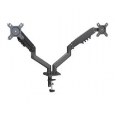 Soporte Mesa NILOX 2Brazos articulados Negro (NXDMA02B)