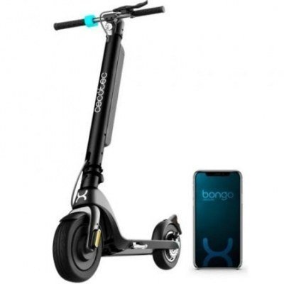 Patinete Eléctrico Cecotec Bongo Serie A+ Max 45 Connected/ Motor 700W/ Ruedas 10/ 25km/h/ Autonomía 45km/ Negro