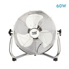 Ventilador Industrial Libis 60w Cromo 40d 3 Velocidades 44x48,5x27,5 Cm
