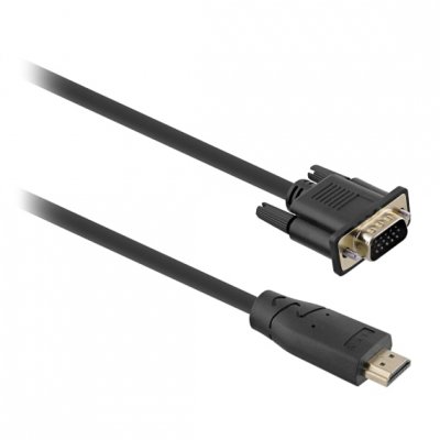 HDMIVGA2 adaptador de cable de vídeo 2 m VGA (D-Sub) HDMI Negro