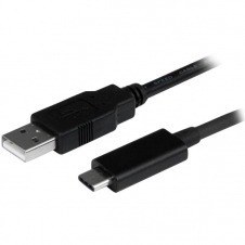 CABLE USB TYPE-C DE 1M - USB 2.0 TIPO A A USB-C