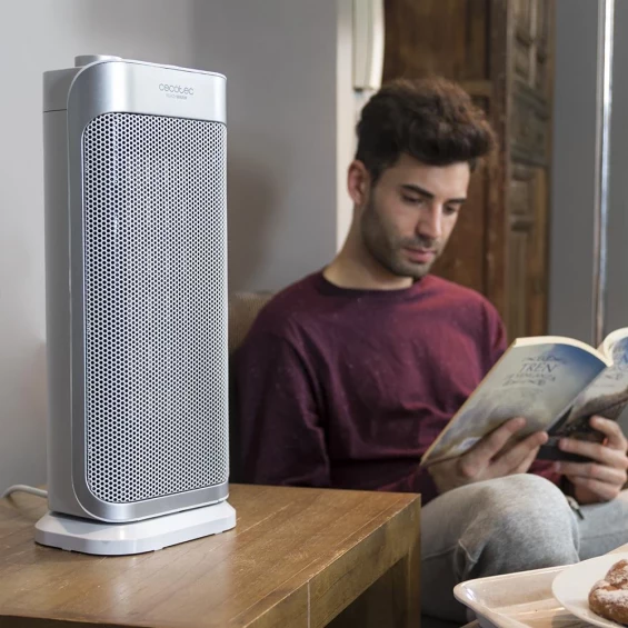 Calefactor cerámico Cecotec Ready Warm 6250 Ceramic Sky Style, 2.000 W, plata - imagen 8