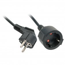 Lindy 30245 base múltiple 5 m 2 salidas AC Interior Negro