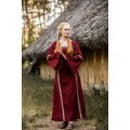 Vestido medieval con borde Rojo 