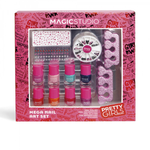 PRETTY GIRLS MEGA NAIL ART LOTE 13 pz